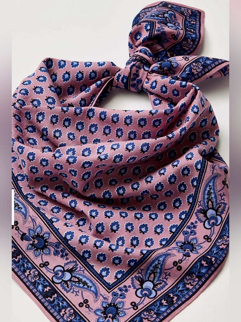 Free People Lotus Paisley Print Bandana